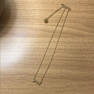 Kate Spade “Mrs” Gold Necklace